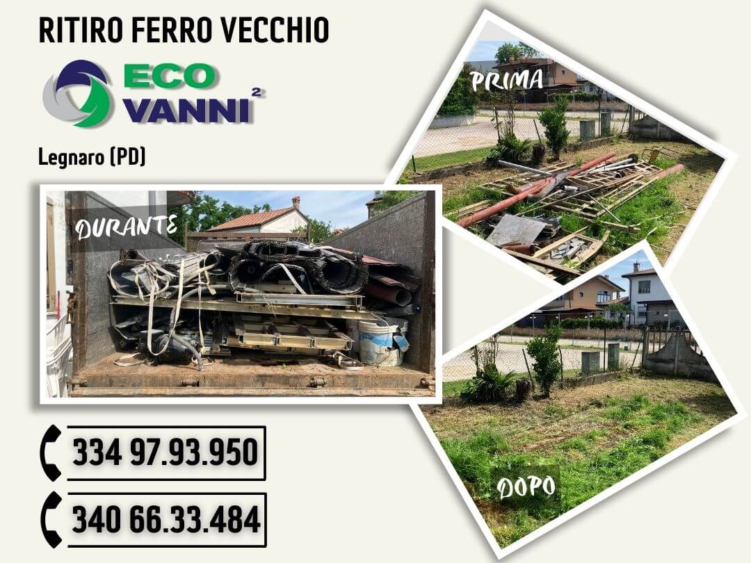 ritiro ferro vecchio a legnaro padova