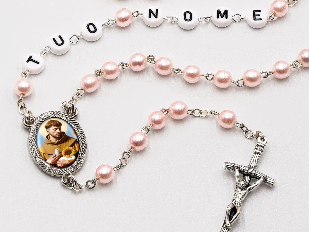 rosario personalizzato holy family